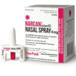 Narcan 4mg/0.1ml Nasal Spray- 2 x 0.1ml Bottles - 1 2-Pack